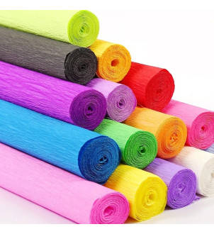 PAPEL CREPE PZA COLORES