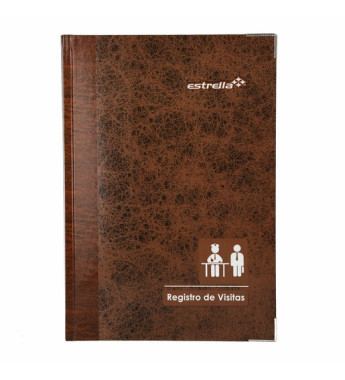 LIBRO FLORETE RAYADO 96 HOJAS REGISTRO VISITAS