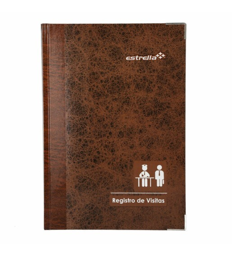 LIBRO FLORETE RAYADO 96 HOJAS REGISTRO VISITAS