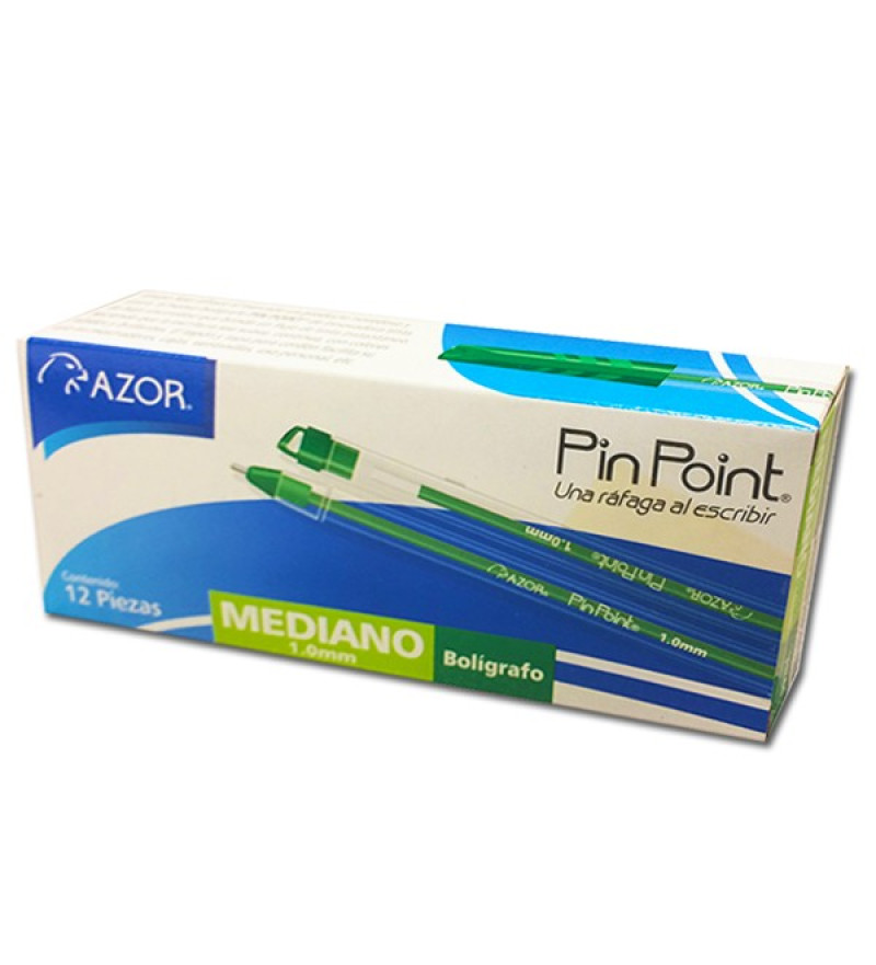BOLIGRAFO PIN POINT MEDIANO VERDE